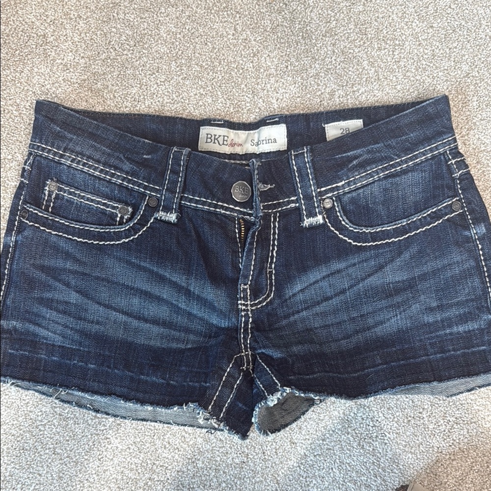 BKE Sabrina Women's Blue Denim Shorts